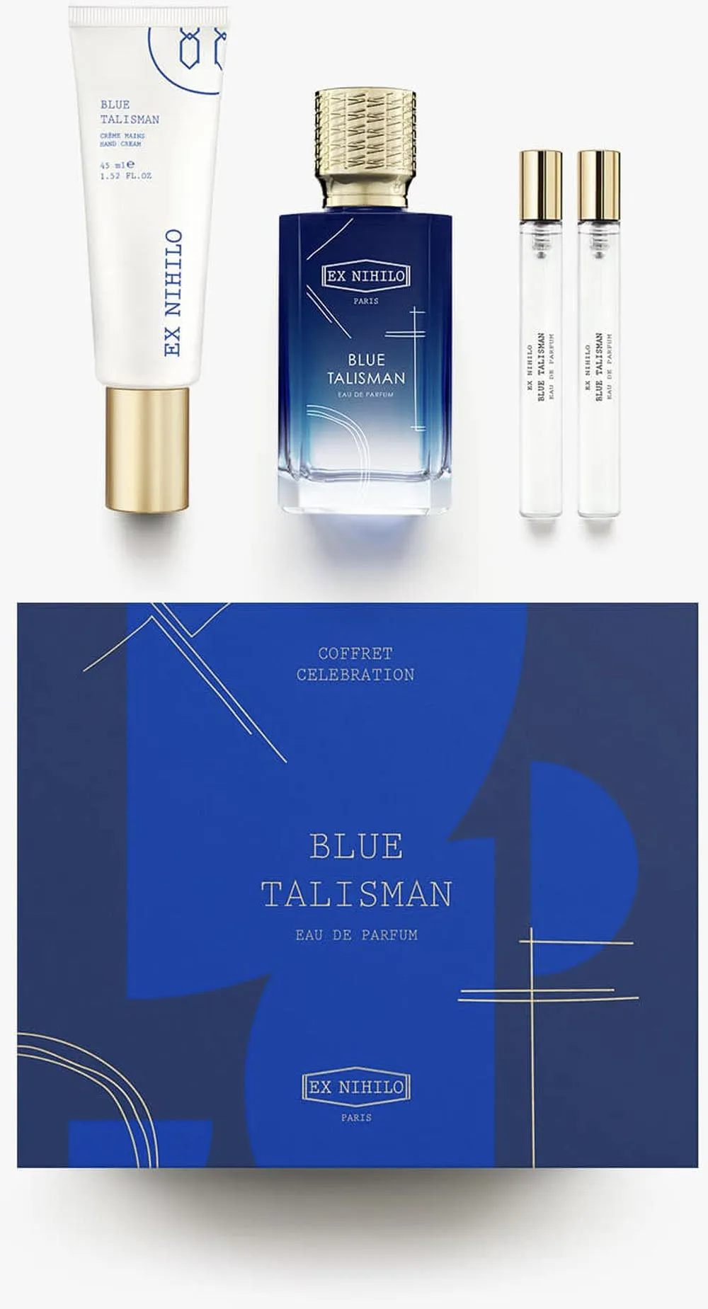 coffret celebration blue talisman